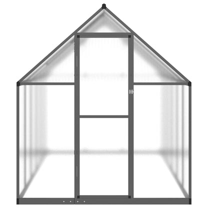 vidaXL Serre avec cadre de base anthracite 334x169x195 cm aluminium