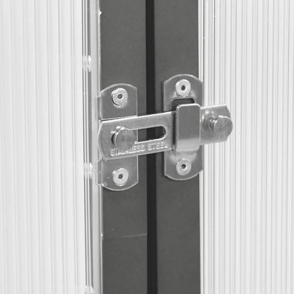 vidaXL Serre avec cadre de base anthracite 334x169x195 cm aluminium