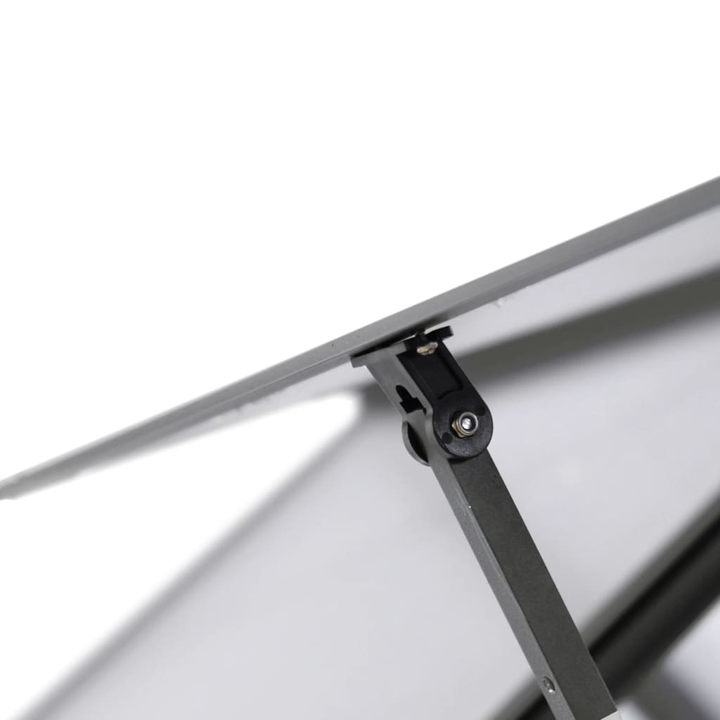 vidaXL Serre avec cadre de base anthracite 334x169x195 cm aluminium