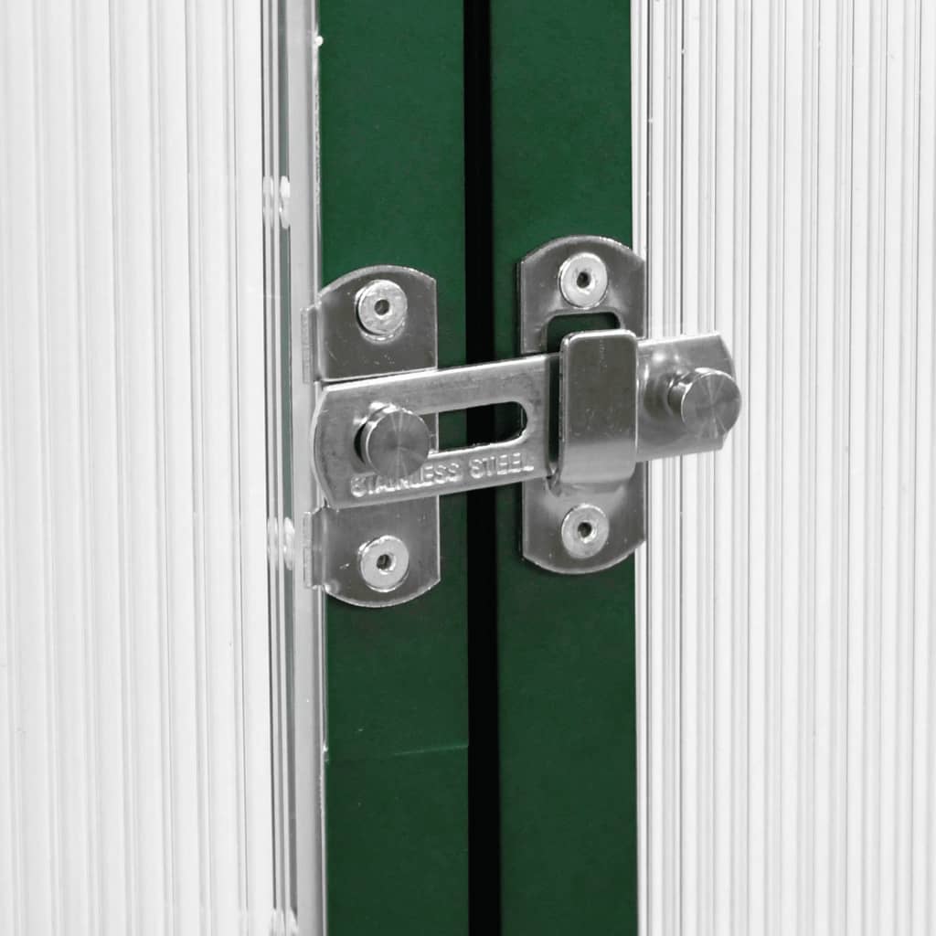 vidaXL Serre avec cadre de base vert 334x169x202 cm aluminium