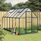vidaXL Serre avec cadre de base vert 334x169x202 cm aluminium