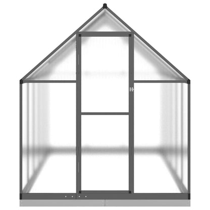 vidaXL Serre avec cadre de base anthracite 334x169x202 cm aluminium