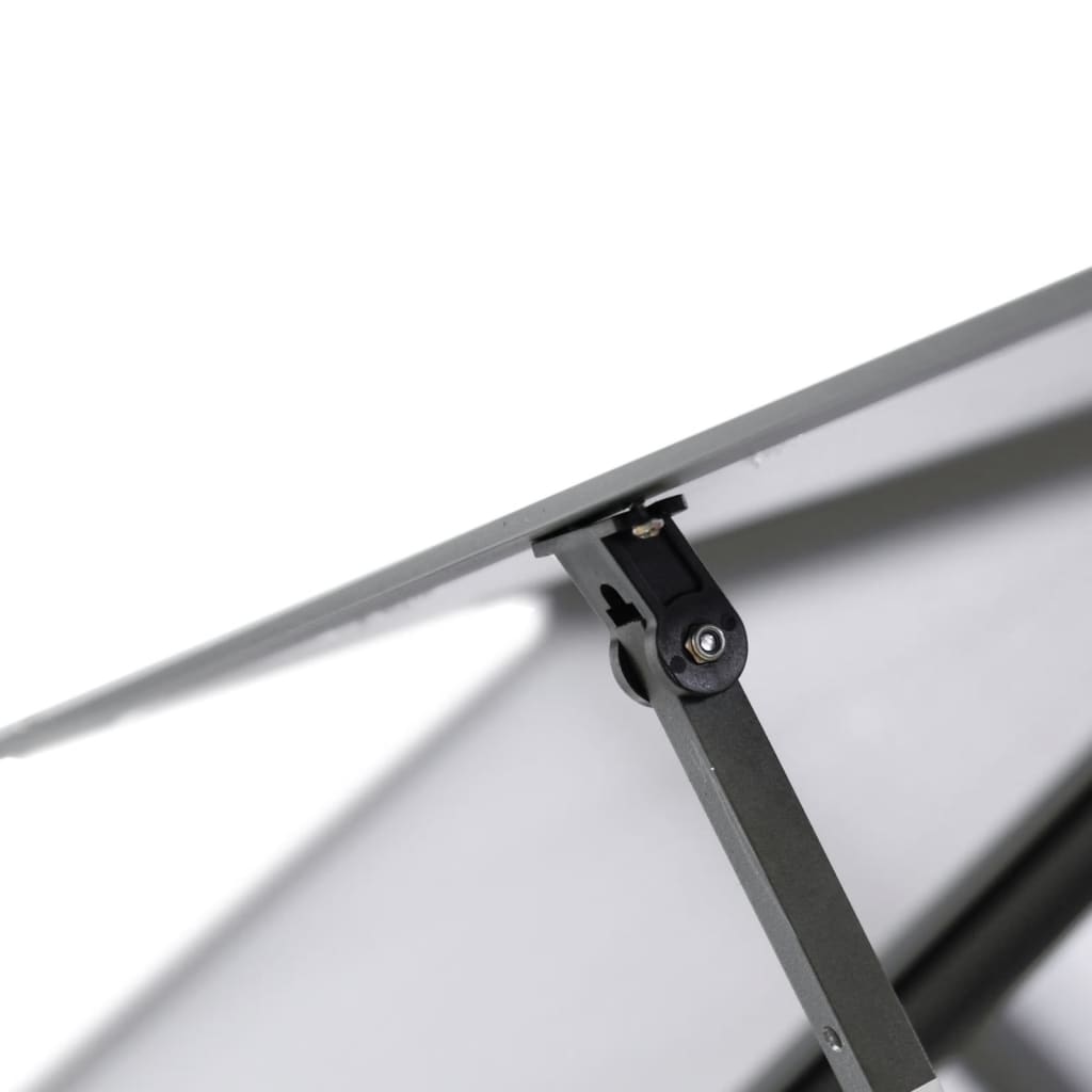 vidaXL Serre avec cadre de base anthracite 334x169x202 cm aluminium