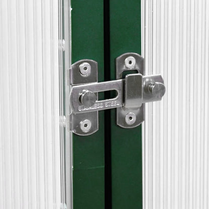 vidaXL Serre avec cadre de base vert 445x169x195 cm aluminium