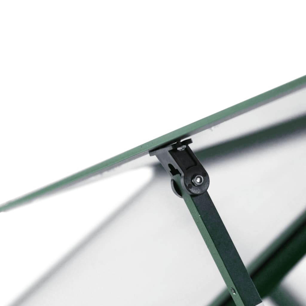 vidaXL Serre avec cadre de base vert 445x169x195 cm aluminium