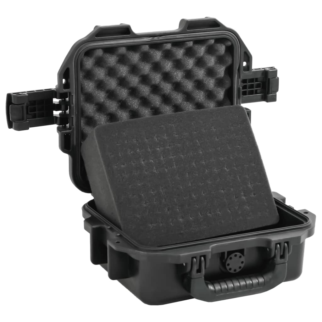 vidaXL Valise de vol portable Noir 30x24,5x12,5 cm PP