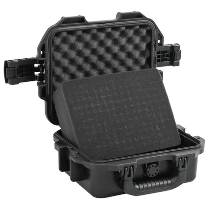 vidaXL Valise de vol portable Noir 30x24,5x12,5 cm PP