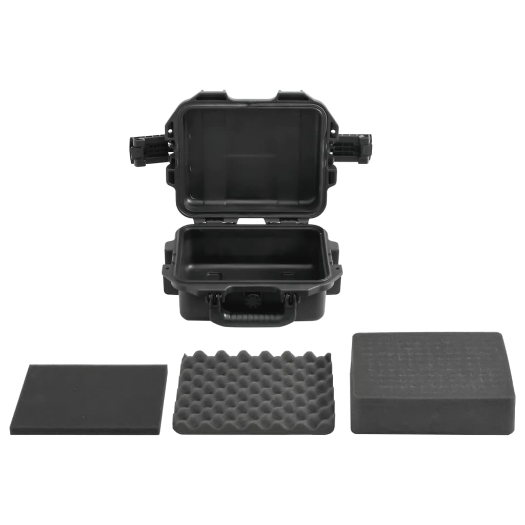 vidaXL Valise de vol portable Noir 30x24,5x12,5 cm PP