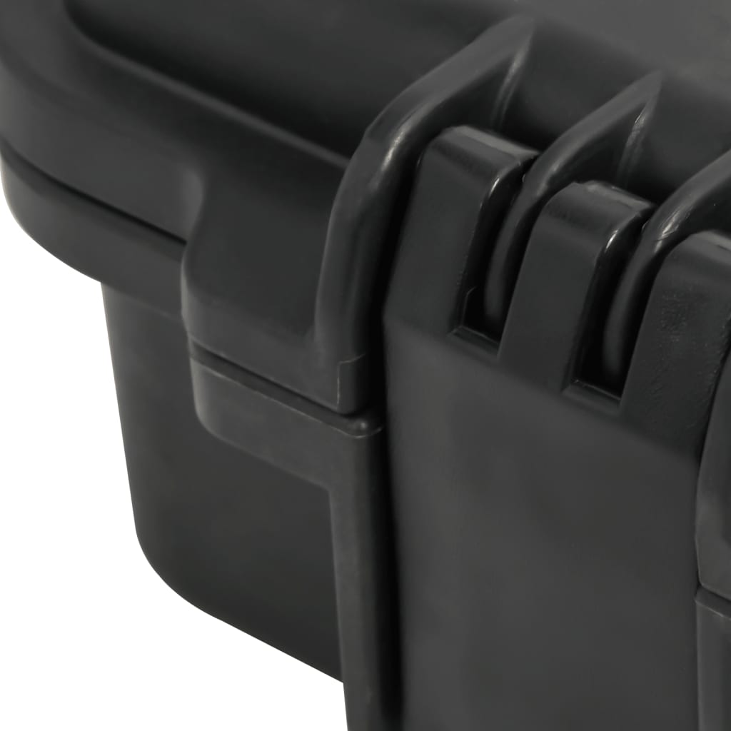 vidaXL Valise de vol portable Noir 30x24,5x12,5 cm PP