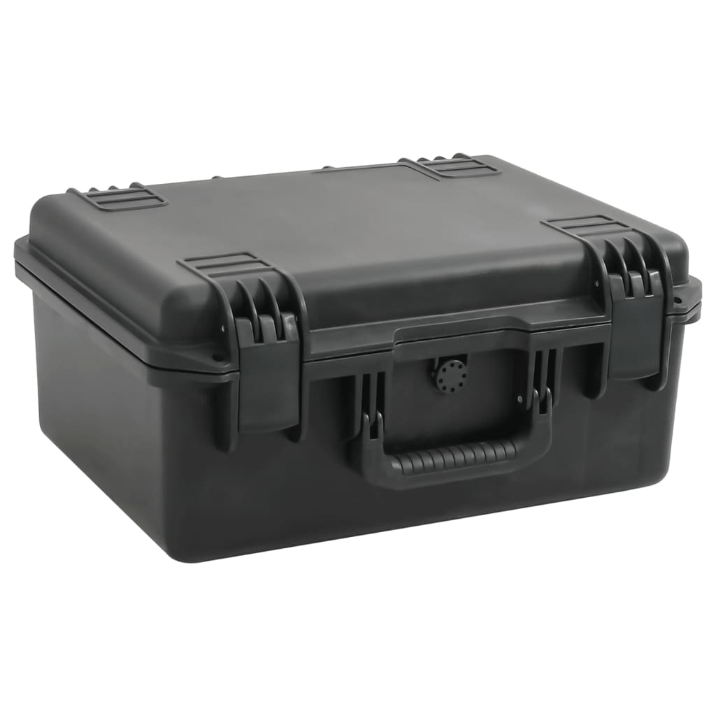 vidaXL Valise de vol portable Noir 49x38x23 cm PP
