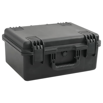 vidaXL Valise de vol portable Noir 49x38x23 cm PP