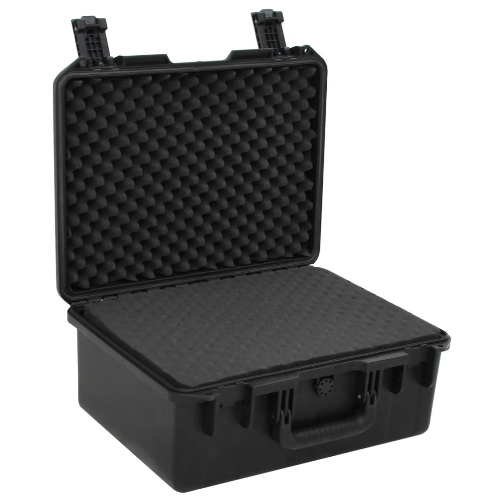 vidaXL Valise de vol portable Noir 49x38x23 cm PP