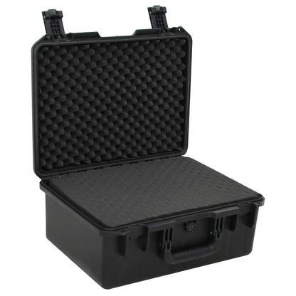 vidaXL Valise de vol portable Noir 49x38x23 cm PP