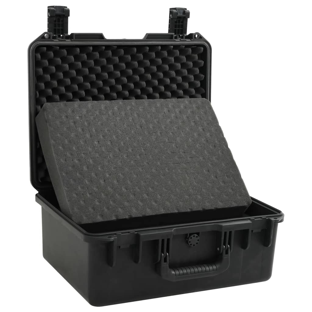 vidaXL Valise de vol portable Noir 49x38x23 cm PP