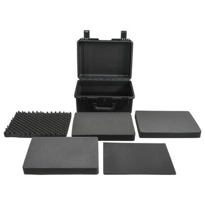 vidaXL Valise de vol portable Noir 49x38x23 cm PP