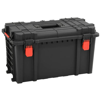 vidaXL Valise de vol portable noir 57x35x32,5 cm PP