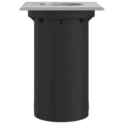 vidaXL Lampes au sol d'extérieur carrée aluminium moulé sous pression