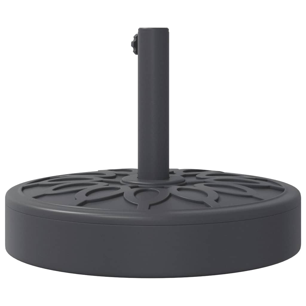 vidaXL Base de parasol pour mâts Ø38 / 48 mm 25 kg rond