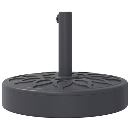vidaXL Base de parasol pour mâts Ø38 / 48 mm 25 kg rond