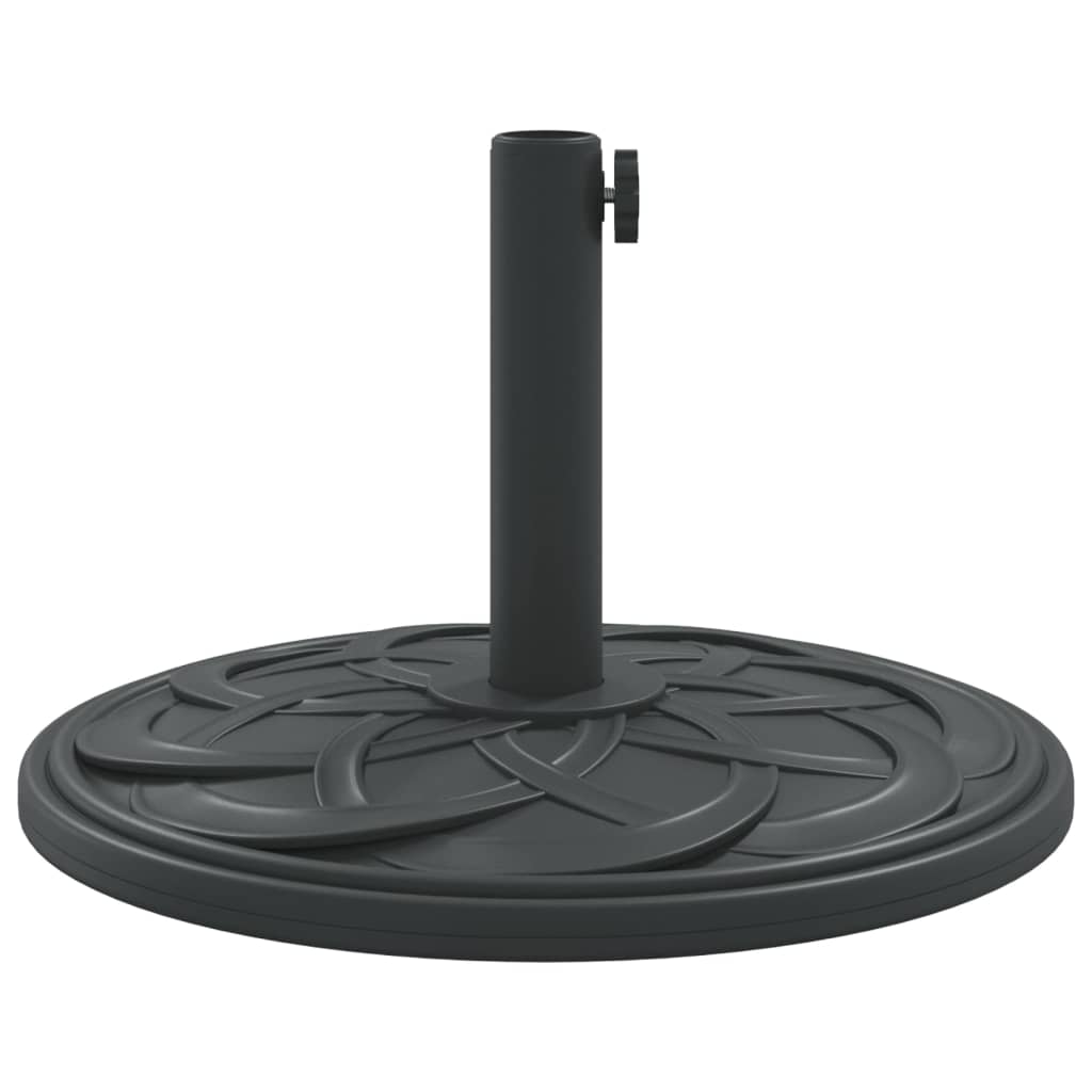vidaXL Base de parasol pour mâts Ø38 / 48 mm 12 kg rond