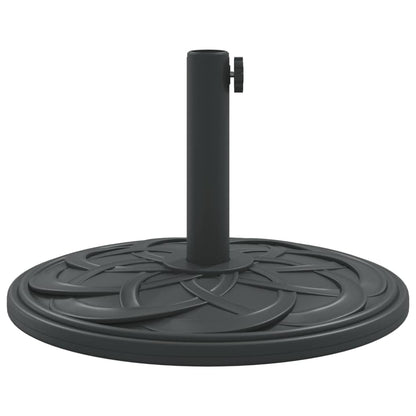 vidaXL Base de parasol pour mâts Ø38 / 48 mm 12 kg rond