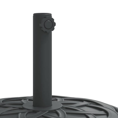 vidaXL Base de parasol pour mâts Ø38 / 48 mm 12 kg rond