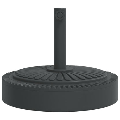 vidaXL Base de parasol pour mâts Ø38 / 48 mm 25 kg rond