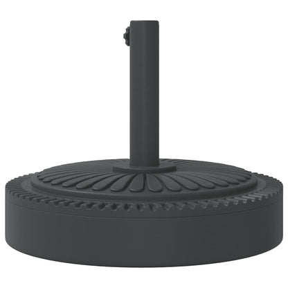 vidaXL Base de parasol pour mâts Ø38 / 48 mm 25 kg rond