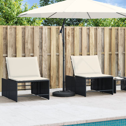 vidaXL Base de parasol avec poignées pour mâts Ø38 / 48 mm 25 kg rond