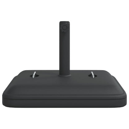 vidaXL Base de parasol avec poignées pour mâts Ø38 / 48 mm 27 kg carré