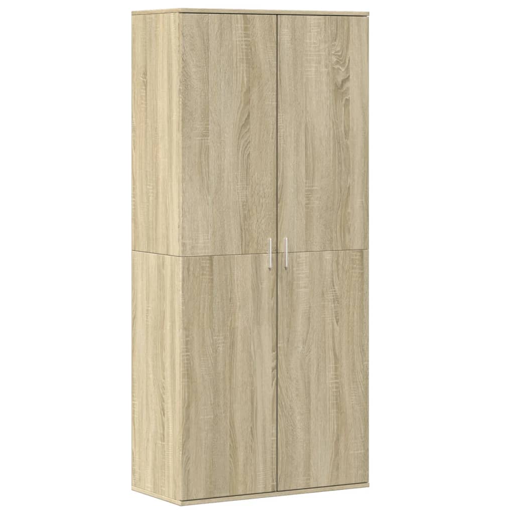 vidaXL Armoire à chaussures Chêne sonoma 80x39x178cm Bois d'ingénierie