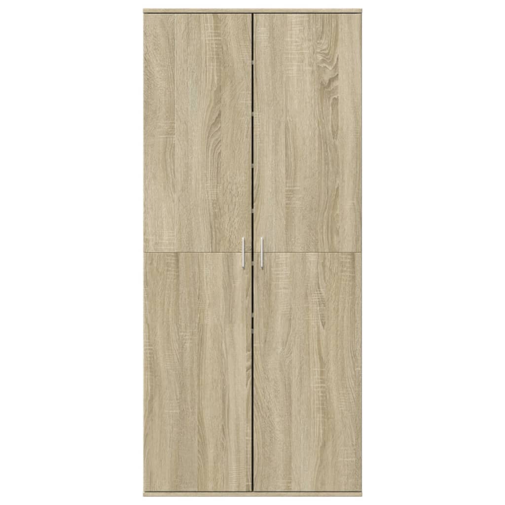 vidaXL Armoire à chaussures Chêne sonoma 80x39x178cm Bois d'ingénierie