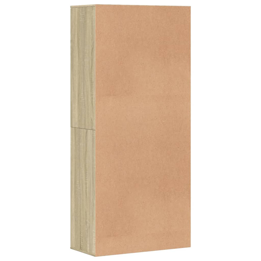 vidaXL Armoire à chaussures Chêne sonoma 80x39x178cm Bois d'ingénierie