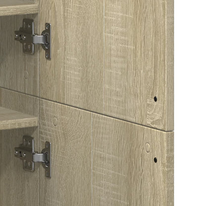 vidaXL Armoire à chaussures Chêne sonoma 80x39x178cm Bois d'ingénierie