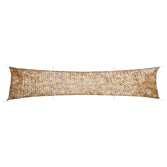 vidaXL Filet de camouflage avec sac de rangement 706x140 cm sable
