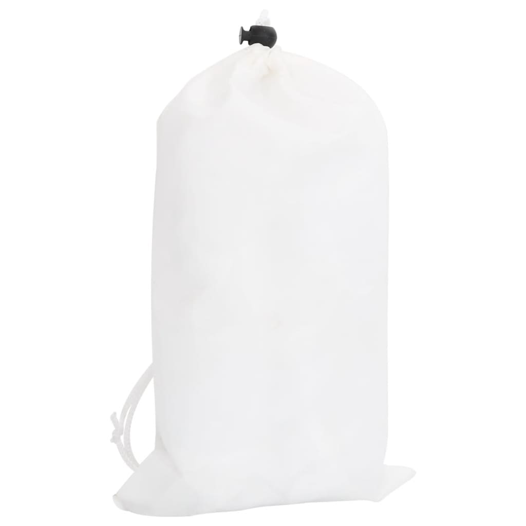 vidaXL Filet de camouflage avec sac de rangement 1038x137 cm blanc