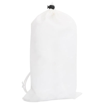 vidaXL Filet de camouflage avec sac de rangement 1038x137 cm blanc