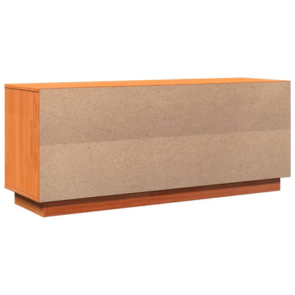 vidaXL Armoire à chaussures cire marron 110x34x45 cm bois pin massif