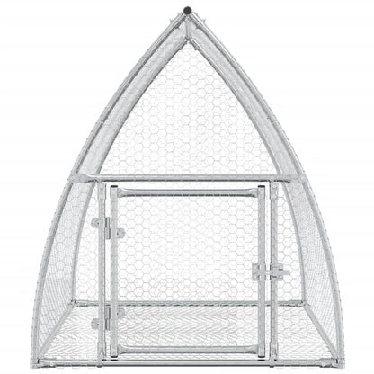 vidaXL Cage à lapin argenté 100x105x120 cm acier galvanisé