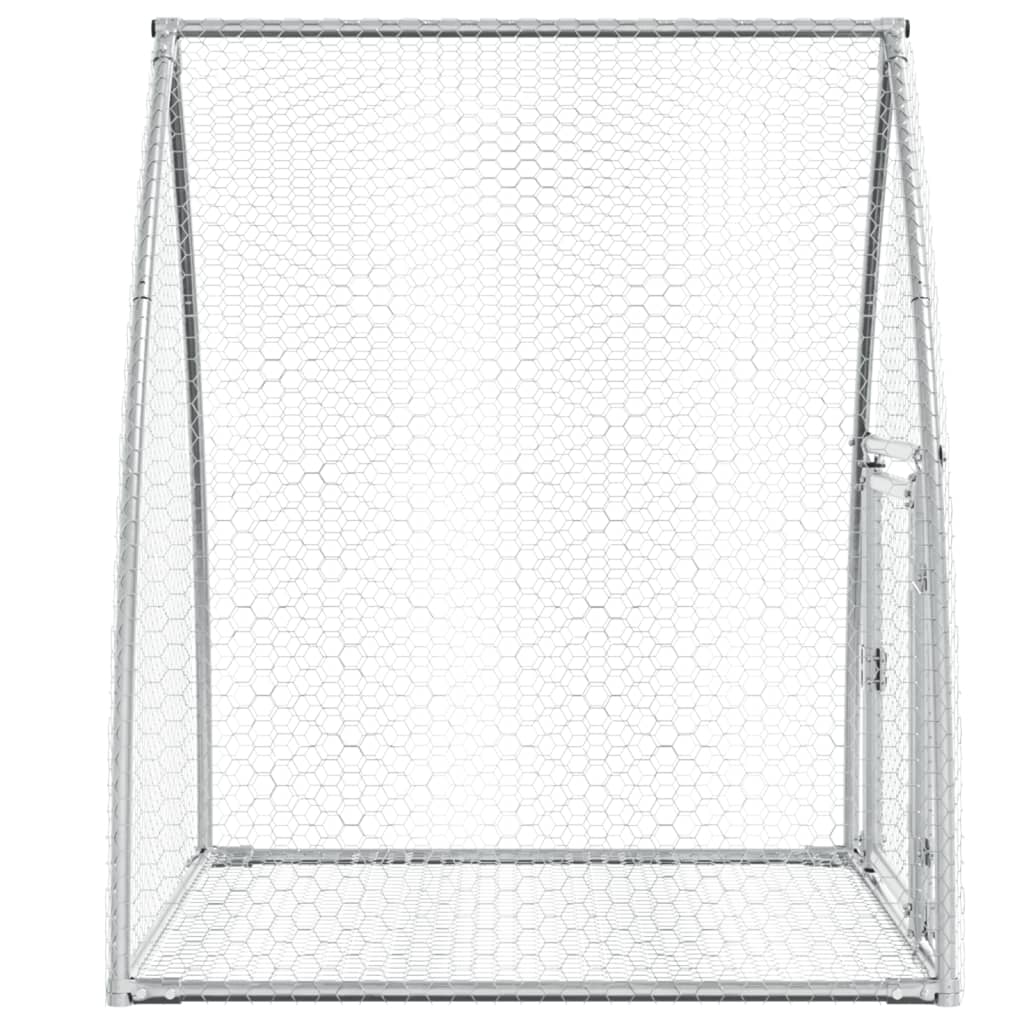 vidaXL Cage à lapin argenté 100x105x120 cm acier galvanisé