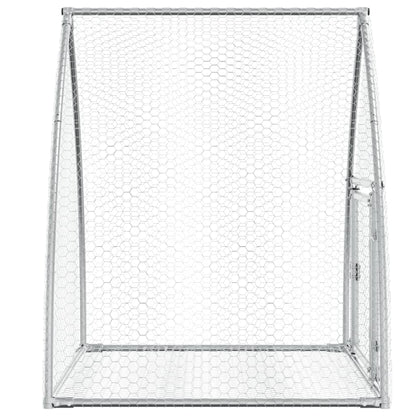 vidaXL Cage à lapin argenté 100x105x120 cm acier galvanisé