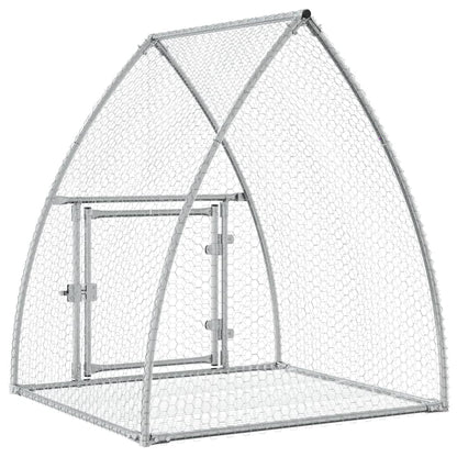 vidaXL Cage à lapin argenté 100x105x120 cm acier galvanisé