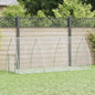 vidaXL Cage à lapin argenté 300x105x120 cm acier galvanisé
