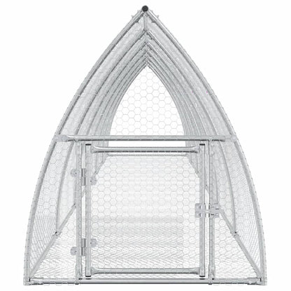 vidaXL Cage à lapin argenté 600x105x120 cm acier galvanisé