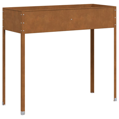 vidaXL Jardinière 100,5x40,5x90 cm acier résistant aux intempéries