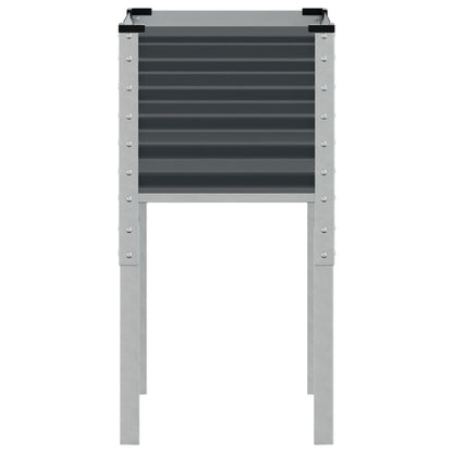 vidaXL Jardinière anthracite 45x45x88 cm acier