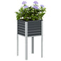 vidaXL Jardinière anthracite 45x45x88 cm acier