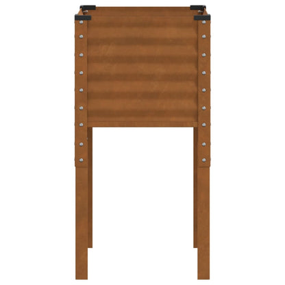 vidaXL Jardinière 45x45x88 cm acier résistant aux intempéries