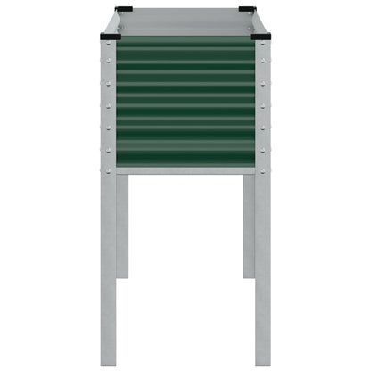 vidaXL Jardinière vert 100x41x90 cm acier