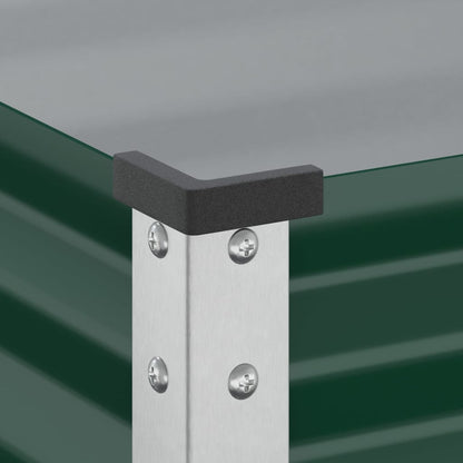 vidaXL Jardinière vert 100x41x90 cm acier